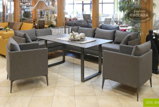 Outdoorsofa aus Outdoorstoff, wetterfest und sehr gemütlich