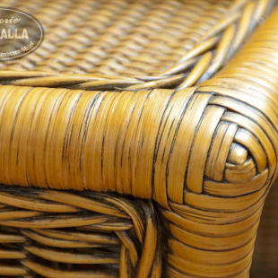 Detail - Wintergartenmöbel aus natürlichem Rattan - handgeflochten 04