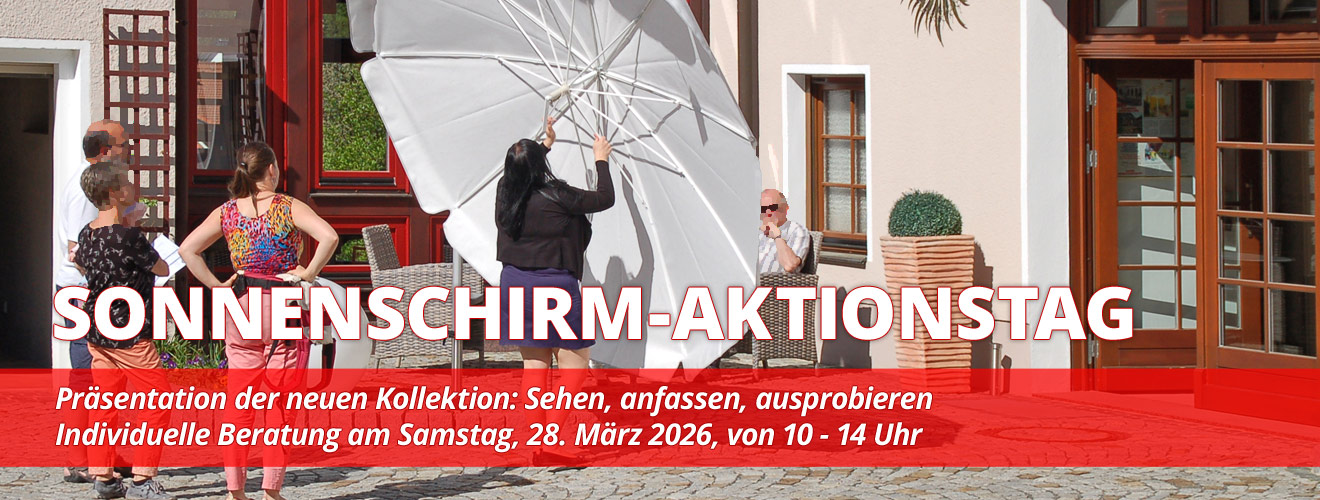 Sonnenschirm-Aktionstag in Dorfhain am Samstag, 28. März 2026, von 10 - 14 Uhr